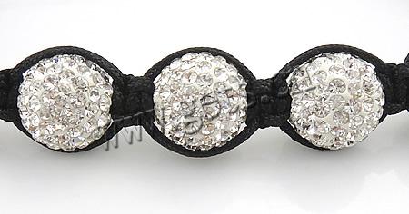 Горный хрусталь Шамбала браслеты, Кристаллы, с вощеный шнур & гематит, Связанный вручную, с Ближнем Востоке горный хрусталь, 12mm, 8-10mm, длина:Приблизительно 6.5-10 дюймовый, продается Strand