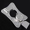 Zinc Alloy Hook and Eye Clasp, plated nickel, lead & cadmium free Approx 