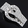 Zinklegierung Magnetverschluss, plattiert, keine, frei von Nickel, Blei & Kadmium, 33x18mm, Bohrung:ca. 8x2mm, verkauft von setzen