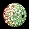 Strass Ton befestigte Perlen, Lehm pflastern, rund, verschiedene Größen vorhanden & mit Strass von Nahost, farbenfroh, verkauft von PC
