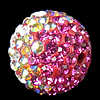 Strass Ton befestigte Perlen, Lehm pflastern, rund, verschiedene Größen vorhanden & mit Strass von Nahost, farbenfroh, verkauft von PC
