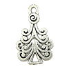 Zinc Alloy Christmas Pendants, Christmas Tree, plated nickel, lead & cadmium free Approx 2mm, Approx 