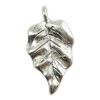 Zinc Alloy Leaf Pendants nickel, lead & cadmium free Approx 3mm, Approx 