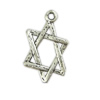 Zinc Alloy Star Pendant, plated nickel, lead & cadmium free Approx 1mm, Approx 