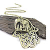 Zinc Alloy Necklace, Hand Approx 30 Inch 