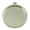 Zinc Alloy Pendant Cabochon Setting, Coin cadmium free Approx 2mm, Inner Approx 22mm, Approx 