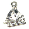 Vehicle Shaped Zinc Alloy Pendants, Ship, plated nickel, lead & cadmium free Approx 1.5mm, Approx 