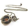 Zinc Alloy Necklace, Teapot, 20mm, 26mm Approx 32 Inch 