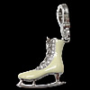 Colgantes Zapatos de Aleción de Zinc, aleación de zinc, con esmalte, chapado, esmalte, más colores para la opción, 22x46x7mm, Vendido por UD