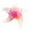 Innere Blume Murano Anhänger, Lampwork, Stern, zweifarbig & innen Blume, 38x38x12mm, Bohrung:ca. 6mm, verkauft von PC