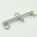 Stainless Steel Connector Bar, 304 Stainless Steel, Tube, 1/3 loop, original color Approx 2.4mm 