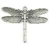 Zinc Alloy Animal Pendants, Dragonfly, plated nickel, lead & cadmium free Approx 3mm, Approx 