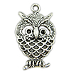 Zinc Alloy Animal Pendants, Owl, plated nickel, lead & cadmium free Approx 1mm, Approx 