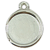 Zinc Alloy Pendant Cabochon Setting, Coin cadmium free Approx 1.5mm, Approx 