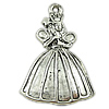 Character Shaped Zinc Alloy Pendants, Girl, cadmium free Approx 1mm, Approx 