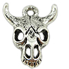 Zinc Alloy Animal Pendants, Cow, plated nickel, lead & cadmium free Approx 1.5mm, Approx 