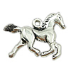 Zinc Alloy Animal Pendants, Horse, plated nickel, lead & cadmium free Approx 1.5mm, Approx 