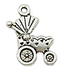 Vehicle Shaped Zinc Alloy Pendants, Baby Pram, plated nickel, lead & cadmium free Approx 1mm, Approx 