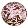 Impression Cabochon de verre, pièce de monnaie, avec le motif de fleurs Vendu par PC