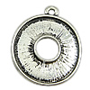 Zinc Alloy Pendant Cabochon Setting, Donut, plated nickel, lead & cadmium free Approx 2mm, Approx 