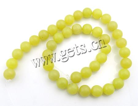 Jade Korea Bead, Round, natural, more sizes for choice & frosted, Grade A, Length:15 Inch, Sold By Strand