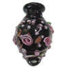 Lampwork Perfume Bottle, gold sand Approx 6mm 