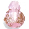 Lampwork Perfume Bottle, gold sand, pink Approx 5.5mm 