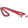 Mode Woven Ball Halskette, Wachsschnur, mit Kristall, handgemacht, 8x10mm, Länge:33.5-37.5 ZollInch, verkauft von Strang