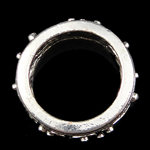 Messing Verknüpfung Ring, Rondell, plattiert, keine, frei von Kadmium, 22x9mm, Bohrung:ca. 16mm, verkauft von PC