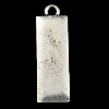 Brass Jewelry Pendants, Rectangle, plated cadmium free Approx 1mm 