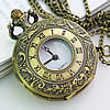 時計ネックレス, 亜鉛合金, 楕円, くり抜き, 長さ:約 31 インチ, 売り手 ストランド