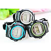 bracelets de montre pour enfants, plastique, avec silicone, pour les enfants, couleurs mélangées, 35mm, 14mm Environ 7.8 pouce, Vendu par PC