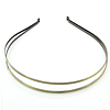 Hair Band Findings, Iron, plated 3mm, 40mm, 7mm Approx 