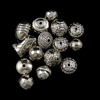 Perles en plastique de la BCC, plastique revêtu de cuivre, Placage, plus de couleurs à choisir, sans nickel, 13-24mm Environ 1-5mm, Vendu par sac