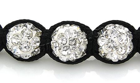 Горный хрусталь Шамбала браслеты, Кристаллы, с гематит, Связанный вручную, с 35 шт горными хрусталями, Оценка, 10mm, 8mm, длина:6-11 дюймовый, продается Strand