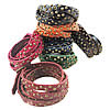 Cowhide Bracelets , mixed colors, 10mm Approx 39 Inch 