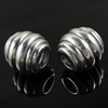 Troll Thailand Sterling Silver European Beads, Drum, with troll Approx 5.1mm 