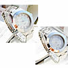 Men Wrist Watch, Zinc Alloy, with Glass, platinum color plated, for man & with rhinestone 40mm, 20mm Approx 9 Inch 