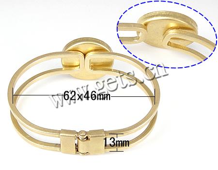 Brass Bracelet Base, plated, more colors for choice, 13mm, Inner Diameter:Approx 62x46mm, Length:Approx 7 Inch, Sold By PC