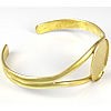 Brass Bracelet Base, plated 7.5mm, Inner Approx Approx 6.5 Inch 