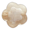 collier en perle acrylique , fleur, lisse & perle dans une perle, plus de couleurs à choisir Environ 2.5mm, Environ Vendu par sac
