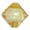 Perlen in Perlen Acrylperlen, Acryl, Doppelkegel, facettierte, keine, 13x14mm, Bohrung:ca. 3mm, ca. 480PCs/Tasche, verkauft von Tasche