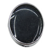 Schmelz Acryl Perlen, oval, Emaille, keine, 24X30X6MM, Bohrung:ca. 2mm, verkauft von PC