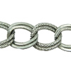 Железный двойные цепи, Железо, Другое покрытие, твист овал, Много цветов для выбора, не содержит никель 100м/Strand, продается Strand