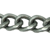 Железная цепочка-твист овальной формы, Железо, Много цветов для выбора, не содержит никель 100м/Strand, продается Strand