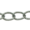 Железная цепочка-твист овальной формы, Железо, Много цветов для выбора, не содержит никель 100м/Strand, продается Strand