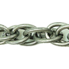 Iron Rope Chain, plated nickel free 