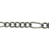 Iron Figaro Chain, plated nickel free 