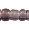 Transparent Glass Seed Beads, Slightly Round & translucent, brown 