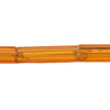 Transparente Glas Rocailles, Glas-Rocailles, Hexagon Bugles, transluzent, orange, 6mm, verkauft von Tasche